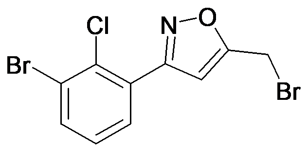 3-(3-Bromo-2-chloro-phenyl)-5-bromomethyl-isoxazole