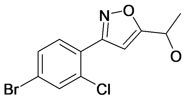 1-[3-(4-Bromo-2-chloro-phenyl)-isoxazol-5-yl]-ethanol