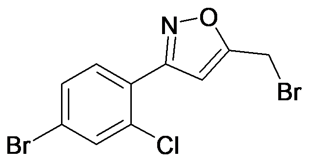 3-(4-Bromo-2-chloro-phenyl)-5-bromomethyl-isoxazole