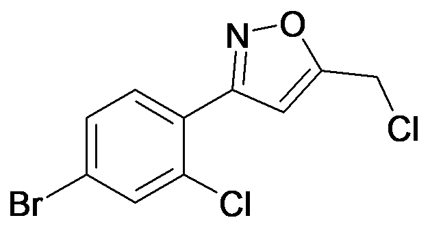 3-(4-Bromo-2-chloro-phenyl)-5-chloromethyl-isoxazole
