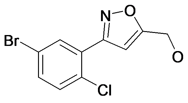 [3-(5-Bromo-2-chloro-phenyl)-isoxazol-5-yl]-methanol