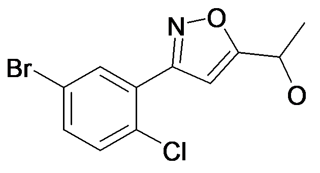 1-[3-(5-Bromo-2-chloro-phenyl)-isoxazol-5-yl]-ethanol