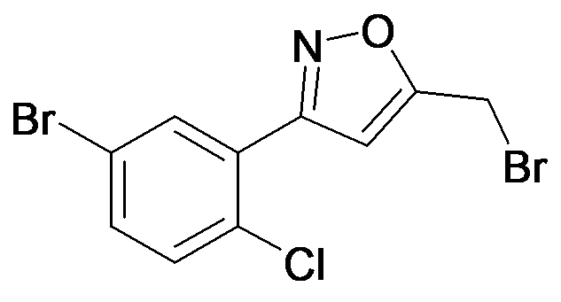 3-(5-Bromo-2-chloro-phenyl)-5-bromomethyl-isoxazole