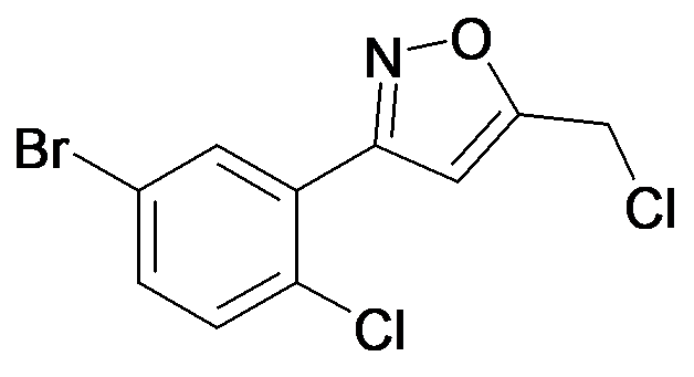 3-(5-Bromo-2-chloro-phenyl)-5-chloromethyl-isoxazole