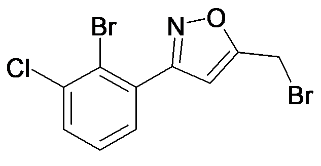 3-(2-Bromo-3-chloro-phenyl)-5-bromomethyl-isoxazole