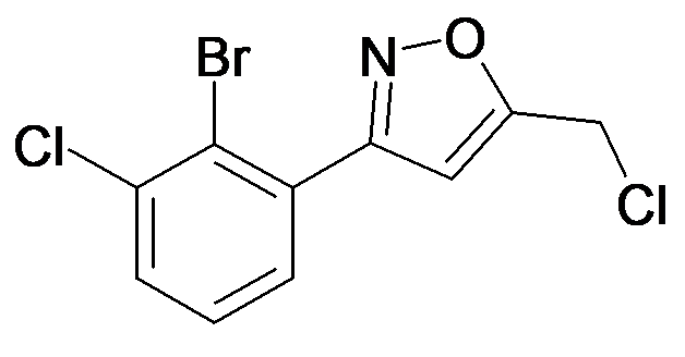 3-(2-Bromo-3-chloro-phenyl)-5-chloromethyl-isoxazole