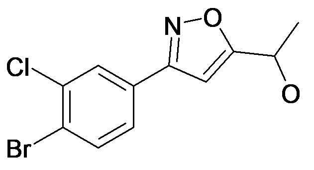 1-[3-(4-Bromo-3-chloro-phenyl)-isoxazol-5-yl]-ethanol