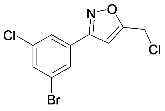 3-(3-Bromo-5-chloro-phenyl)-5-chloromethyl-isoxazole