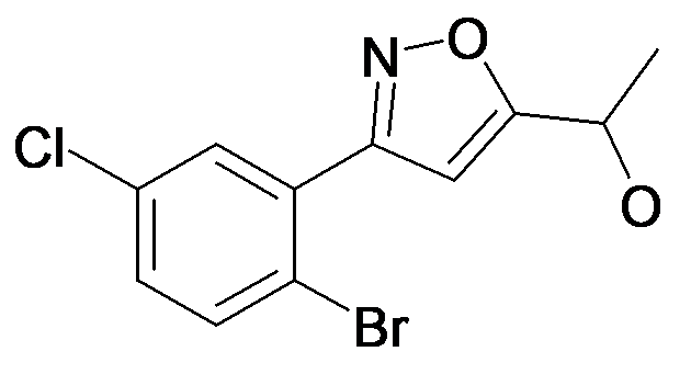 1-[3-(2-Bromo-5-chloro-phenyl)-isoxazol-5-yl]-ethanol