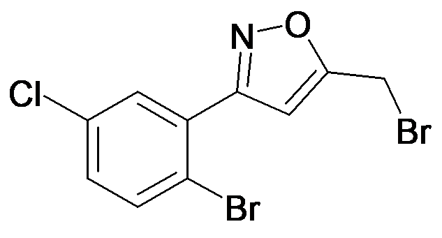 3-(2-Bromo-5-chloro-phenyl)-5-bromomethyl-isoxazole