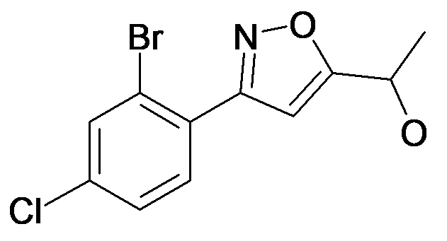 1-[3-(2-Bromo-4-chloro-phenyl)-isoxazol-5-yl]-ethanol