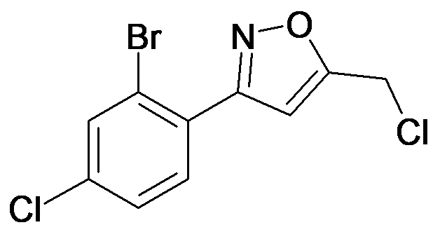 3-(2-Bromo-4-chloro-phenyl)-5-chloromethyl-isoxazole