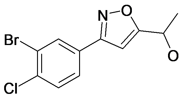 1-[3-(3-Bromo-4-chloro-phenyl)-isoxazol-5-yl]-ethanol