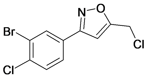 3-(3-Bromo-4-chloro-phenyl)-5-chloromethyl-isoxazole