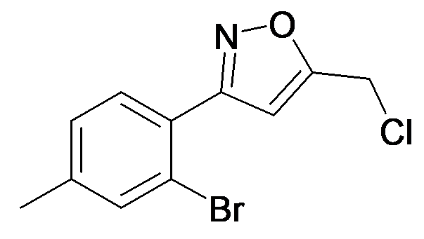 3-(2-Bromo-4-methyl-phenyl)-5-chloromethyl-isoxazole