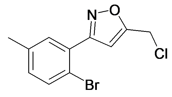 3-(2-Bromo-5-methyl-phenyl)-5-chloromethyl-isoxazole
