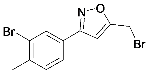 5-Bromomethyl-3-(3-bromo-4-methyl-phenyl)-isoxazole