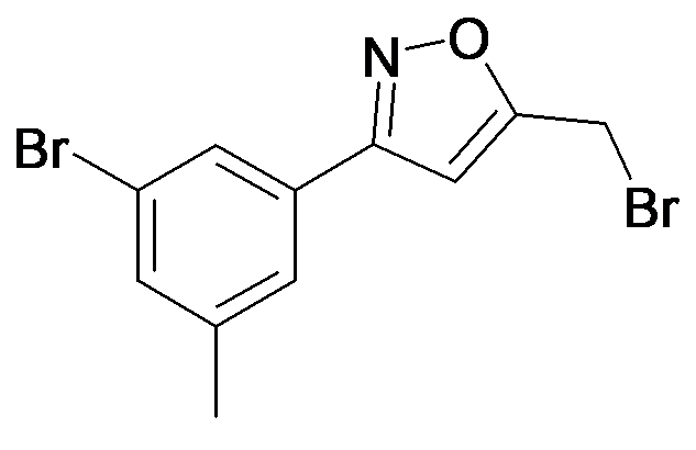 5-Bromomethyl-3-(3-bromo-5-methyl-phenyl)-isoxazole