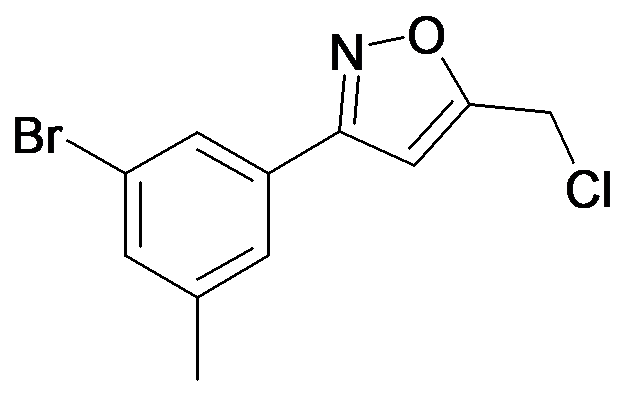 3-(3-Bromo-5-methyl-phenyl)-5-chloromethyl-isoxazole