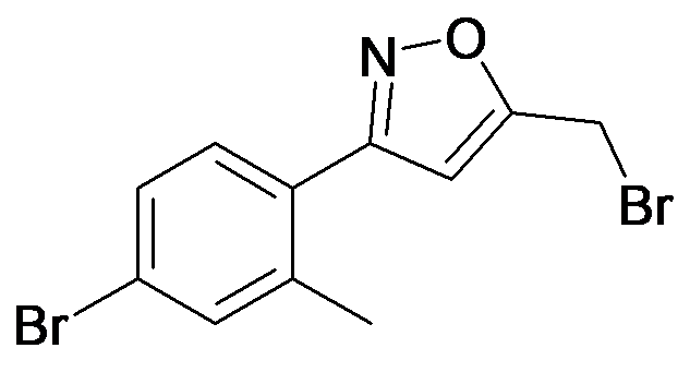 5-Bromomethyl-3-(4-bromo-2-methyl-phenyl)-isoxazole