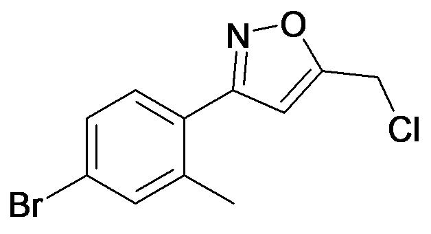 3-(4-Bromo-2-methyl-phenyl)-5-chloromethyl-isoxazole