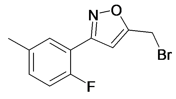 5-Bromomethyl-3-(2-fluoro-5-methyl-phenyl)-isoxazole