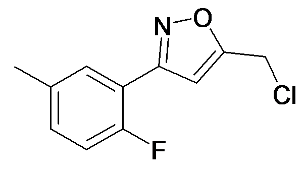 5-Chloromethyl-3-(2-fluoro-5-methyl-phenyl)-isoxazole