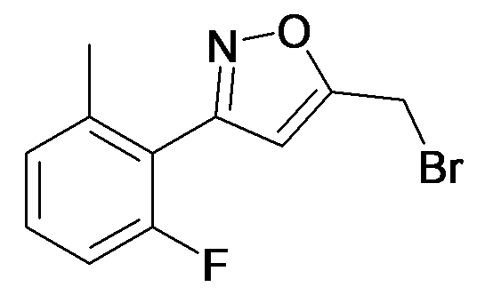5-Bromomethyl-3-(2-fluoro-6-methyl-phenyl)-isoxazole
