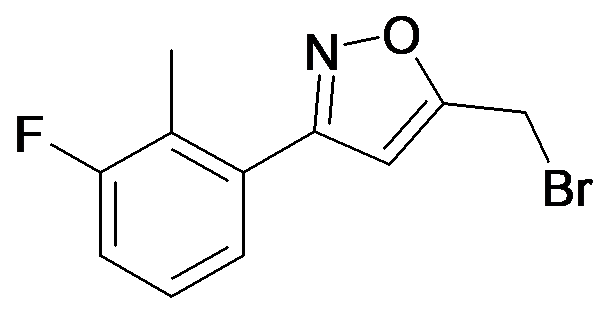 5-Bromomethyl-3-(3-fluoro-2-methyl-phenyl)-isoxazole