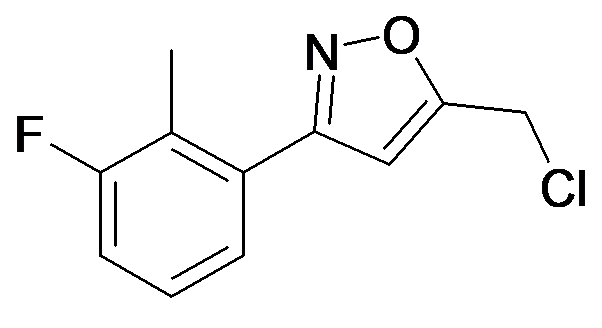 5-Chloromethyl-3-(3-fluoro-2-methyl-phenyl)-isoxazole