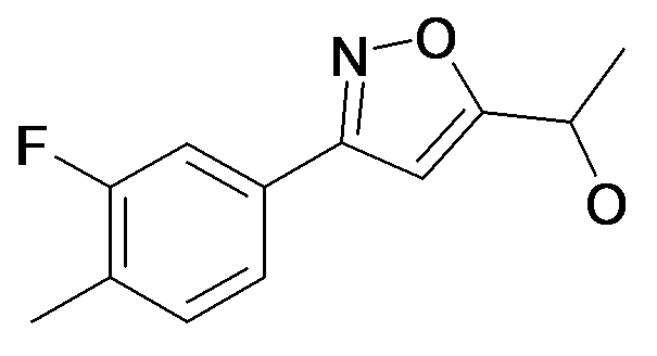 1-[3-(3-Fluoro-4-methyl-phenyl)-isoxazol-5-yl]-ethanol