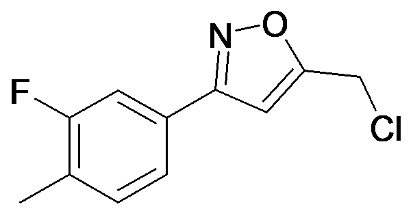 5-Chloromethyl-3-(3-fluoro-4-methyl-phenyl)-isoxazole