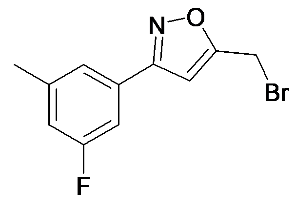 5-Bromomethyl-3-(3-fluoro-5-methyl-phenyl)-isoxazole