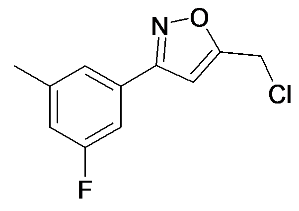 5-Chloromethyl-3-(3-fluoro-5-methyl-phenyl)-isoxazole