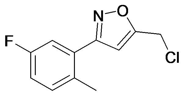 5-Chloromethyl-3-(5-fluoro-2-methyl-phenyl)-isoxazole