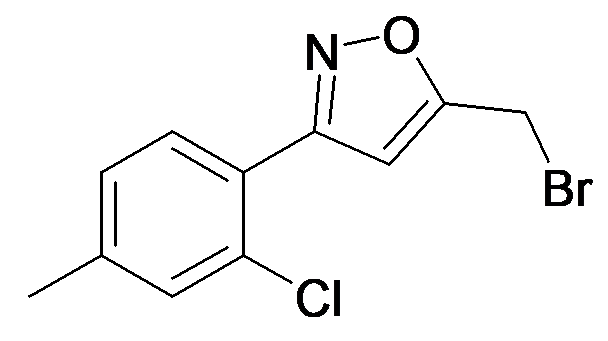 5-Bromomethyl-3-(2-chloro-4-methyl-phenyl)-isoxazole