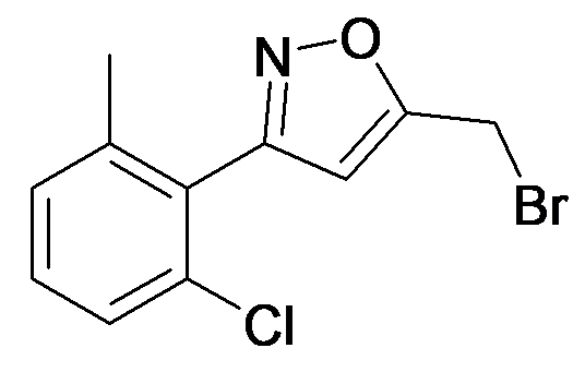 5-Bromomethyl-3-(2-chloro-6-methyl-phenyl)-isoxazole