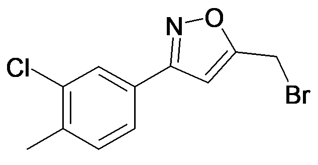 5-Bromomethyl-3-(3-chloro-4-methyl-phenyl)-isoxazole