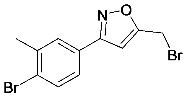 5-Bromomethyl-3-(4-bromo-3-methyl-phenyl)-isoxazole