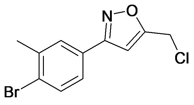 3-(4-Bromo-3-methyl-phenyl)-5-chloromethyl-isoxazole