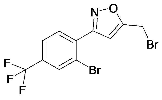 5-Bromomethyl-3-(2-bromo-4-trifluoromethyl-phenyl)-isoxazole