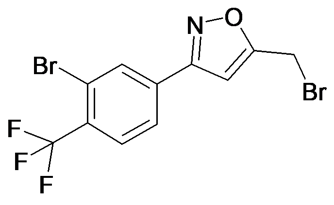 5-Bromomethyl-3-(3-bromo-4-trifluoromethyl-phenyl)-isoxazole