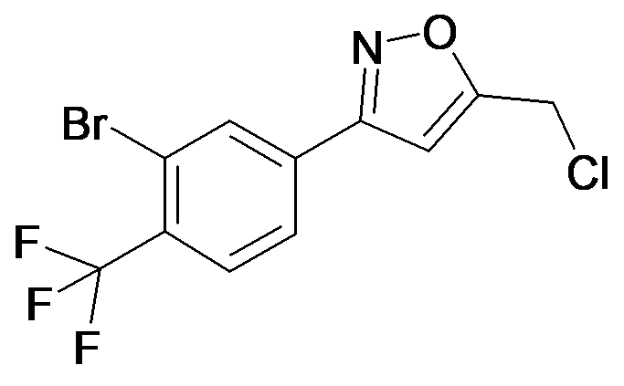 3-(3-Bromo-4-trifluoromethyl-phenyl)-5-chloromethyl-isoxazole