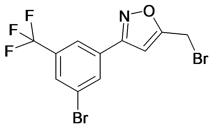 5-Bromomethyl-3-(3-bromo-5-trifluoromethyl-phenyl)-isoxazole