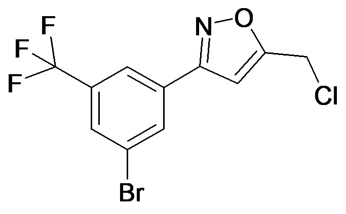 3-(3-Bromo-5-trifluoromethyl-phenyl)-5-chloromethyl-isoxazole