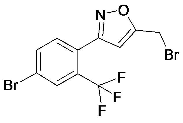 5-Bromomethyl-3-(4-bromo-2-trifluoromethyl-phenyl)-isoxazole