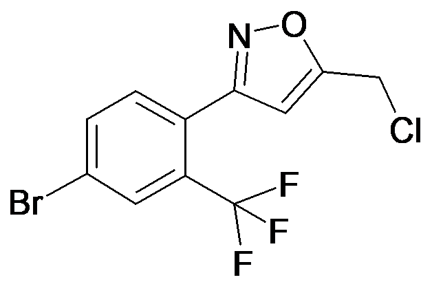 3-(4-Bromo-2-trifluoromethyl-phenyl)-5-chloromethyl-isoxazole