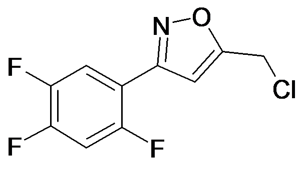 5-Chloromethyl-3-(2,4,5-trifluoro-phenyl)-isoxazole