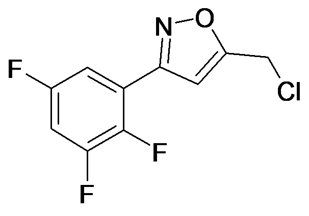 5-Chloromethyl-3-(2,3,5-trifluoro-phenyl)-isoxazole