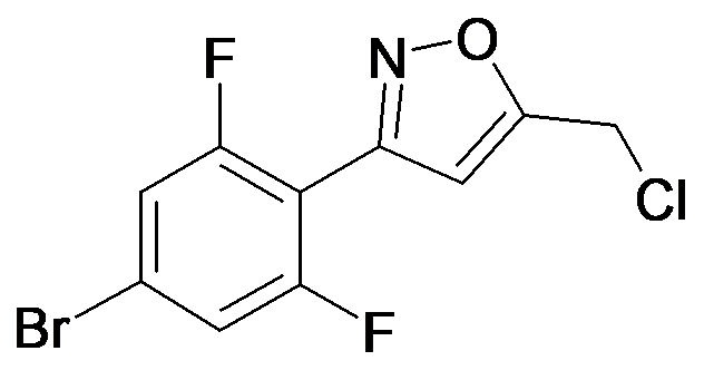 3-(4-Bromo-2,6-difluoro-phenyl)-5-chloromethyl-isoxazole